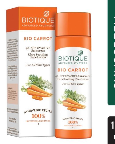 BIO CARROT SUNSCREEN LOTION 120ML